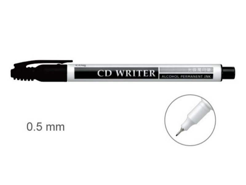 雄獅CD25  光盤萬用筆（黑）