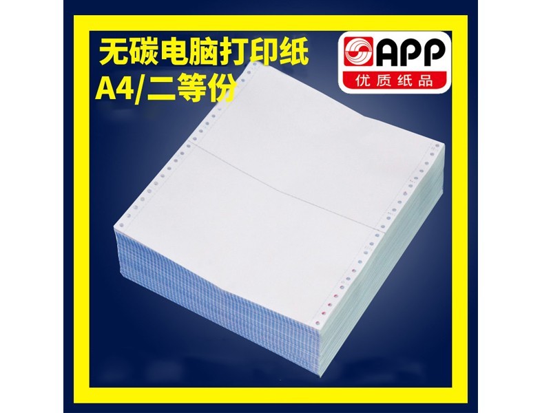 萬(wàn)仕龍241-3彩壓二等分電腦打印紙