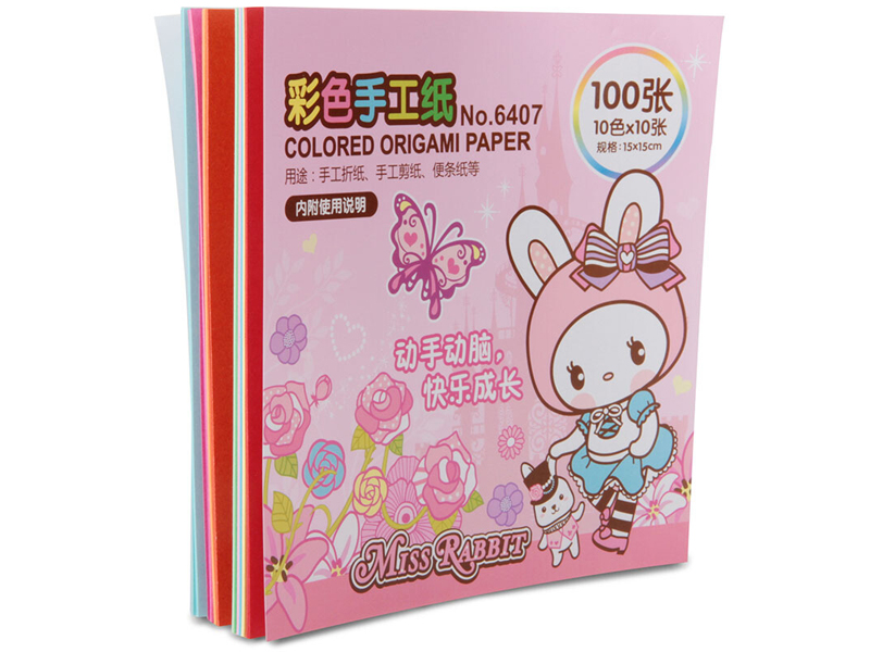 得力優(yōu)酷6407彩色手工紙(混)
