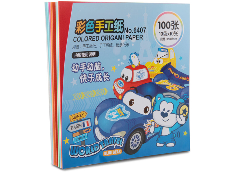 得力優(yōu)酷6407彩色手工紙(混)