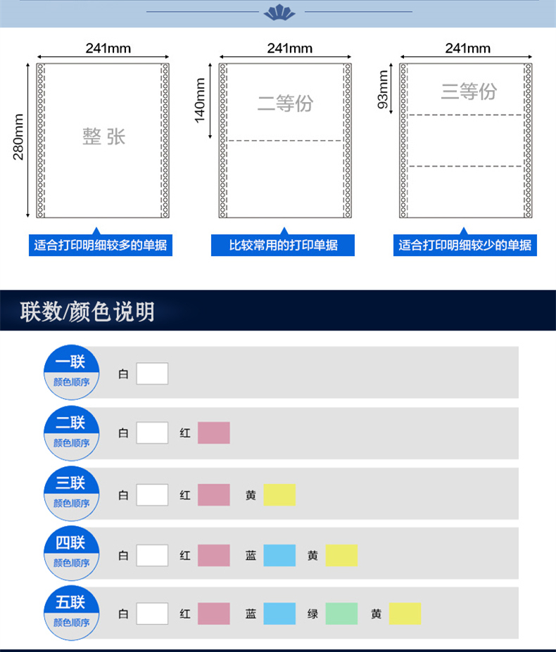 多林電腦打印紙